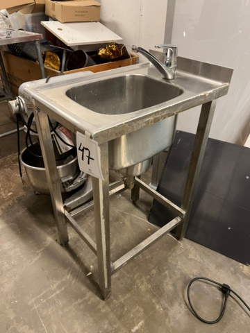 Rostfri diskbänk