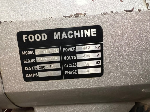 1533867-4 Vispmaskin - Food Machine HL-11012A