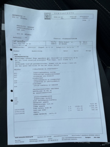 1357545-45 Renault Mégane 1.2 TCe Manual, 132hp -2017