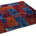 1515507-3 Hand-knotted Oriental Patchwork Rug Wool/Yarn Multicolored 180x193cm (750743)