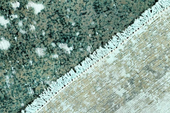 1515508-5 Hand-knotted Oriental Vintage Rug Wool Green 205x218cm (750797)