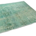 1515508-2 Hand-knotted Oriental Vintage Rug Wool Green 205x218cm (750797)