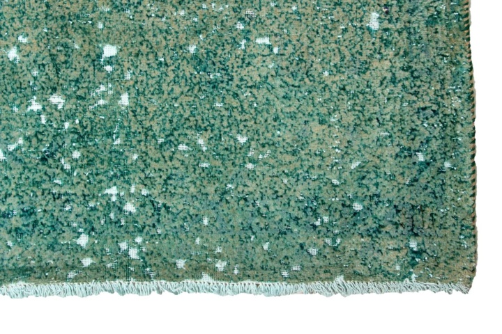 1515508-7 Hand-knotted Oriental Vintage Rug Wool Green 205x218cm (750797)
