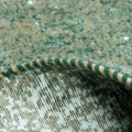 1515508-8 Hand-knotted Oriental Vintage Rug Wool Green 205x218cm (750797)