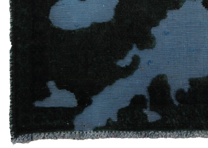 1515509-13 Hand-knotted Oriental Vintage Rug Wool Dark Green/Blue 190x267cm (750799)