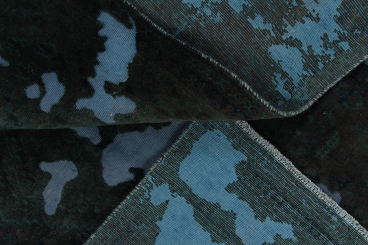 1515509-14 Hand-knotted Oriental Vintage Rug Wool Dark Green/Blue 190x267cm (750799)