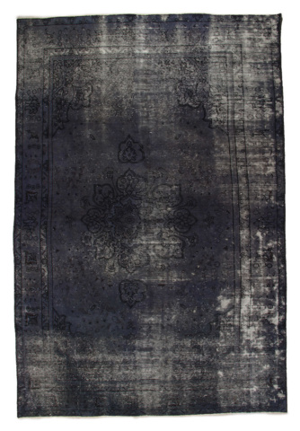 1515510-4 Hand-knotted Oriental Vintage Rug Wool Grey 188x286cm (750804)
