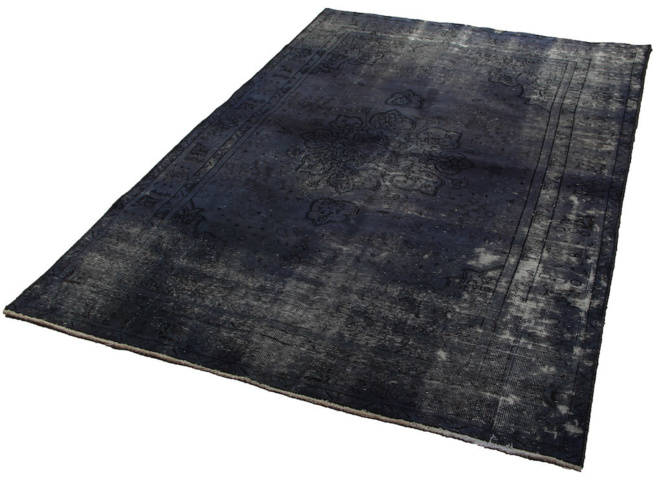 1515510-3 Hand-knotted Oriental Vintage Rug Wool Grey 188x286cm (750804)