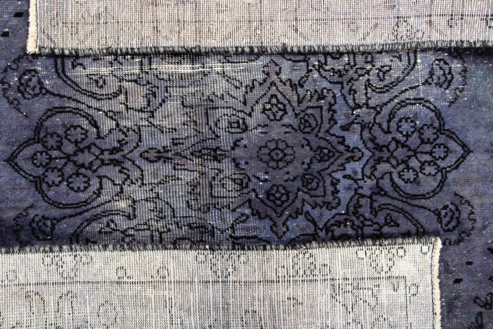 1515510-5 Hand-knotted Oriental Vintage Rug Wool Grey 188x286cm (750804)