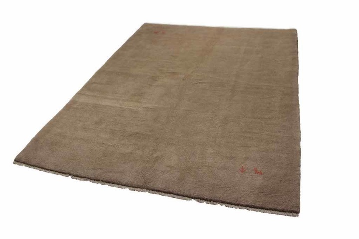1515511-2 Hand-knotted Persian Rug Gabbeh Shiraz Wool Beige 175x230cm (750845)