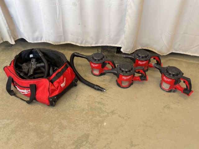 1511253-14 Handheld vacuum cleaner x4 units, Milwaukee M18 CV