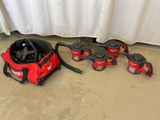 1511253-1 Handheld vacuum cleaner x4 units, Milwaukee M18 CV