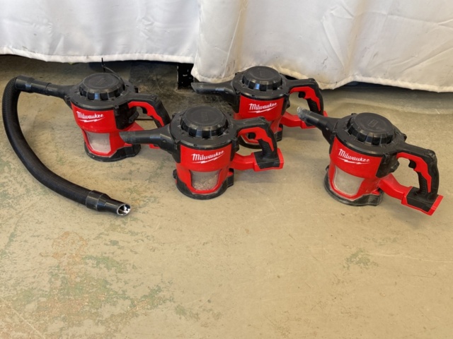 1511253-2 Handheld vacuum cleaner x4 units, Milwaukee M18 CV