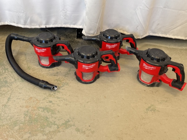 1511253-11 Handheld vacuum cleaner x4 units, Milwaukee M18 CV