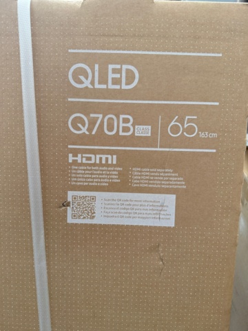 1141815-2 Ny/oanvänd Samsung QE65Q70B – 65-tums 4K QLED-TV med exklusiv design