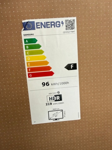 1141815-3 Ny/oanvänd Samsung QE65Q70B – 65-tums 4K QLED-TV med exklusiv design