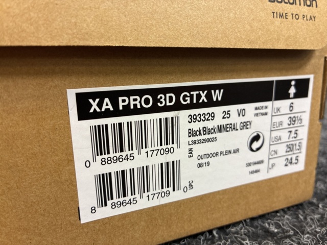 1534001-4 Sko Salomon XA PRO 3D GTX W, Strl  36 1/3