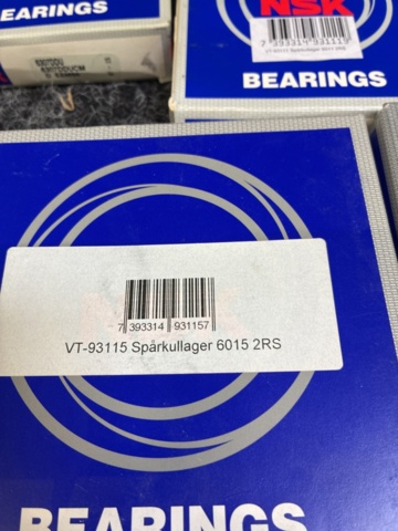 1534014-9 36 pcs Deep groove ball bearings, NSK