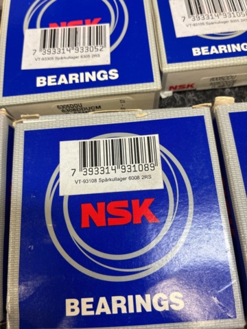 1534014-18 36 pcs Deep groove ball bearings, NSK