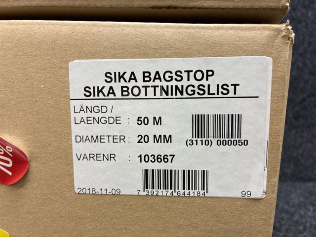 1534020-3 Iläggssulor, påkärningsskydd, skyddsglas m.m.