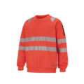 1521434-1 Varselsweatshirt, 5 st - Gesto, storlek S, röd
