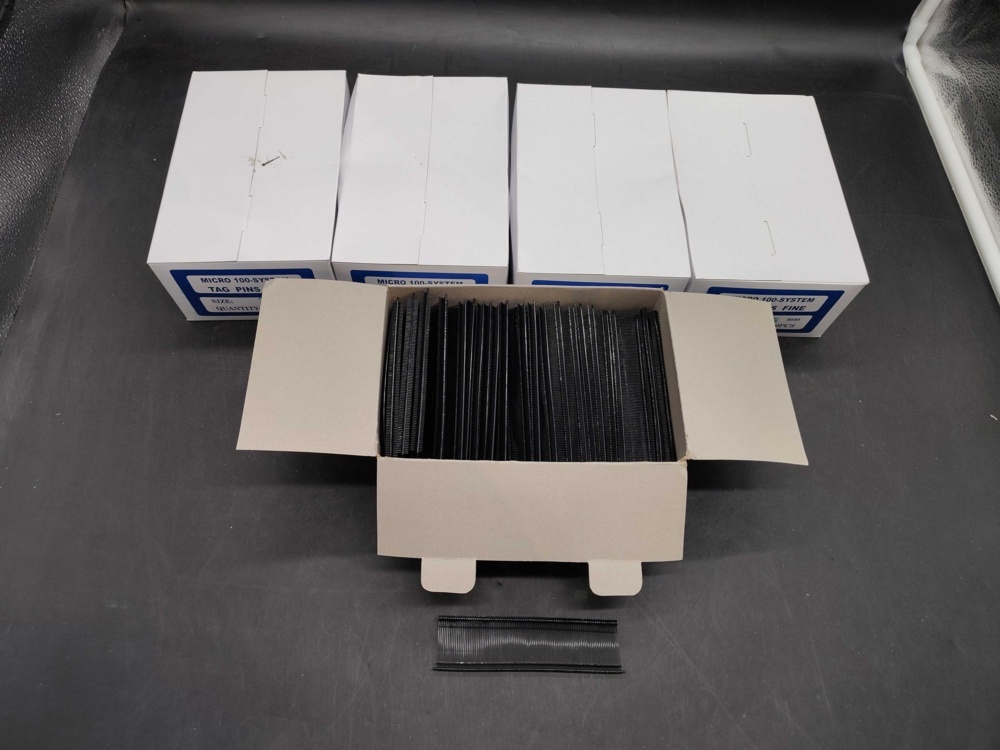1533750-1 Marking pins, 50,000 pcs - Micro 100-System, 25 mm, black