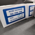 1533753-2 Märkpins, 50 000 st - Micro 100-System, 25 mm, svarta