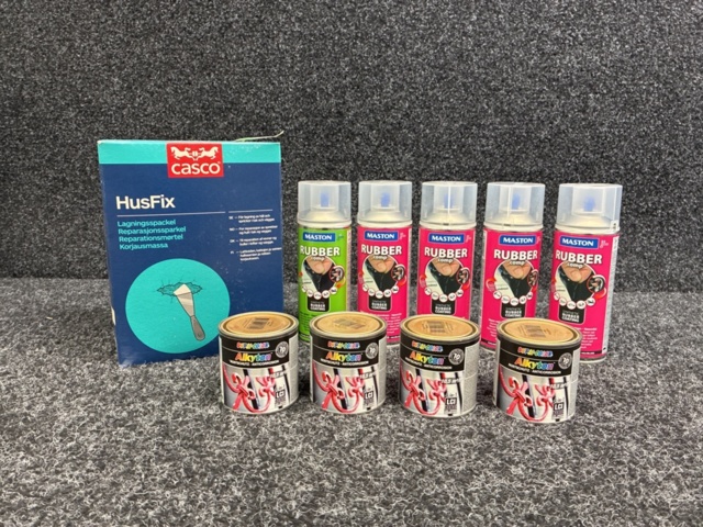 1534021-1 Husfix, gummispray, rostskyddsfärg m.m.