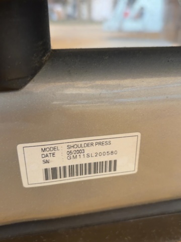 1529695-9 Shoulder press machine - Matrix Shoulder Press - 2003