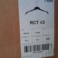 1533759-3 Coat hangers, 325 pcs - RCT 43, white, plastic, metal hook