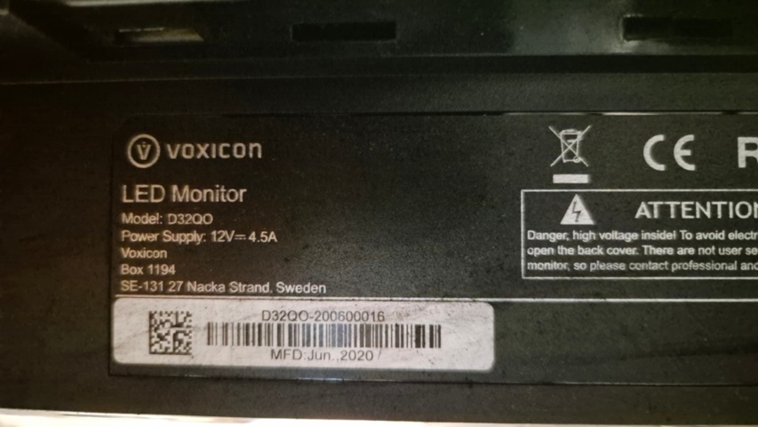 1534066-7 Voxicon LED Skärmar 12st