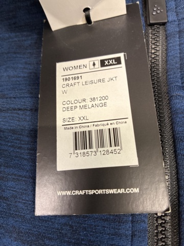 1534209-4 Sweatshirt Craft Leisure JKT, Size 2XL