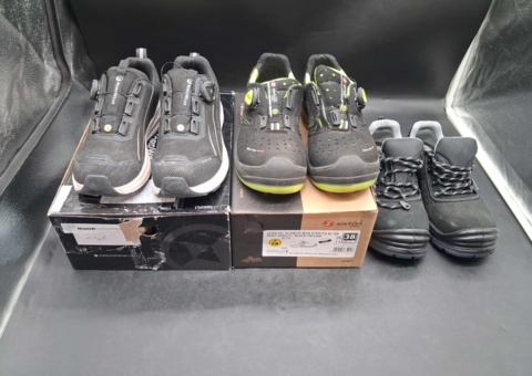 Safety shoes, 3 pairs - Nordwear, Sixton, size 36 & 38 x 2 pairs