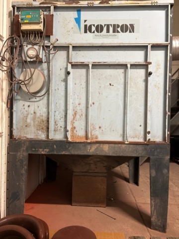1482661-2 Filter unit / dust collector with ventilation system for disassembly - Icotron