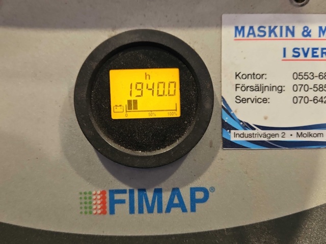 1529340-8 Skurmaskin - Fimap MR 65B -2016