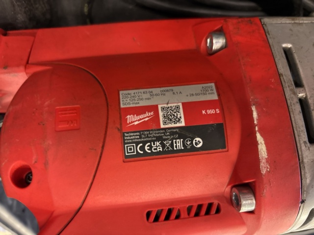 1511261-3 Kombihammare, Milwaukee K 950 S