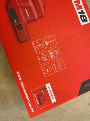 1511263-3 Dammutsug, Milwaukee M18 FCDDEXL (ny i kartong)