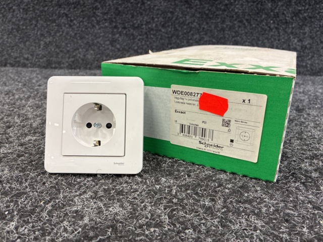 1534262-2 10 st Vägguttag Schneider EXXACT 1-V