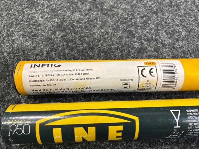 1534264-3 2 st Förpackningar Svetstråd INETIG