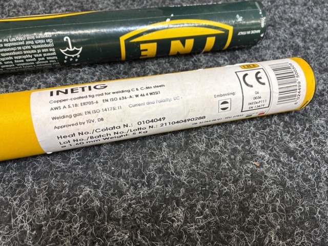 1534264-6 2 st Förpackningar Svetstråd INETIG