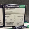 1534362-6 7 pcs Packs French wood screw, Arvid Nilsson