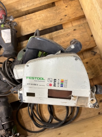 1482662-7 Power tools 9 pcs - Festool, Hitachi, Makita, Black & Decker