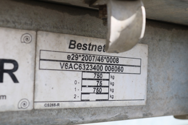 1514933-39 Trailer Tiki CS265-R. 2015