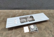 1534284 Rostfri Diskbänk Stala A2200 2150x610 mm