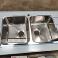 1534284-6 Rostfri Diskbänk Stala A2200 2150x610 mm