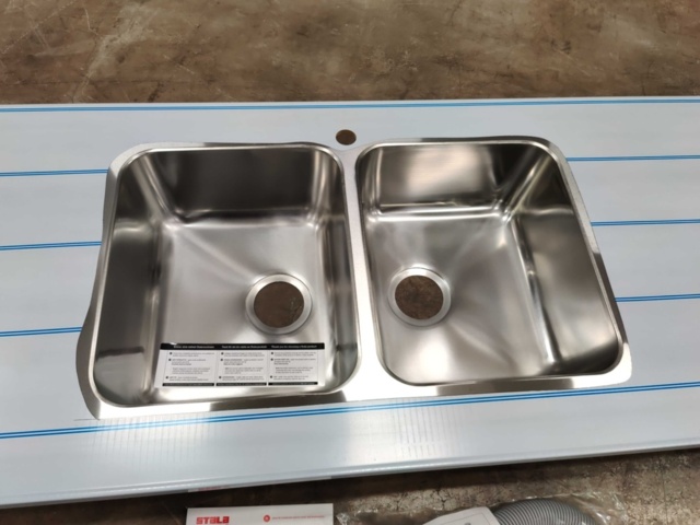 1534284-6 Rostfri Diskbänk Stala A2200 2150x610 mm