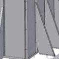1534414-2 Pool frame Robust Magnelis 4x8m, for installation above ground or partially above ground