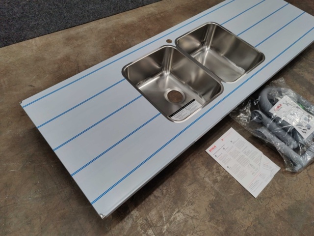 1534285-2 Rostfri Diskbänk Stala A1900 1810x610 mm