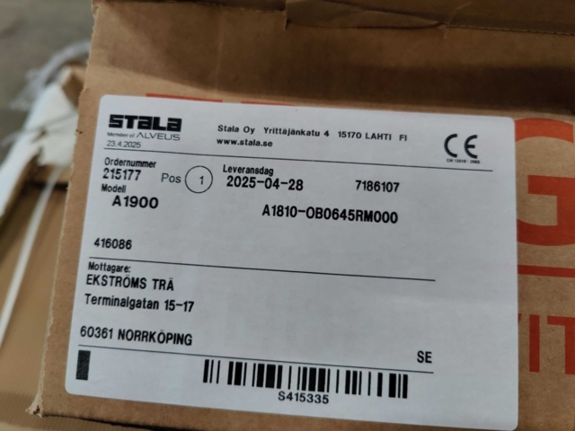 1534285-12 Rostfri Diskbänk Stala A1900 1810x610 mm
