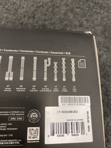 1527172-3 Nätaggregat Corsair RMe 1200e PSU